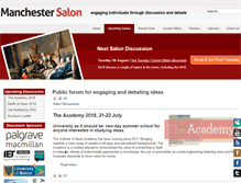 Tablet Screenshot of manchestersalon.org.uk